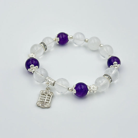 Exquisite abacus pendant bracelet