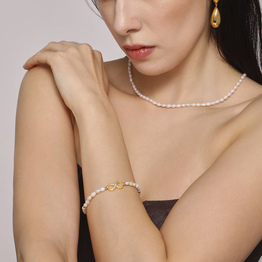 Pearl Infinite Eternal Wealth Bracelet