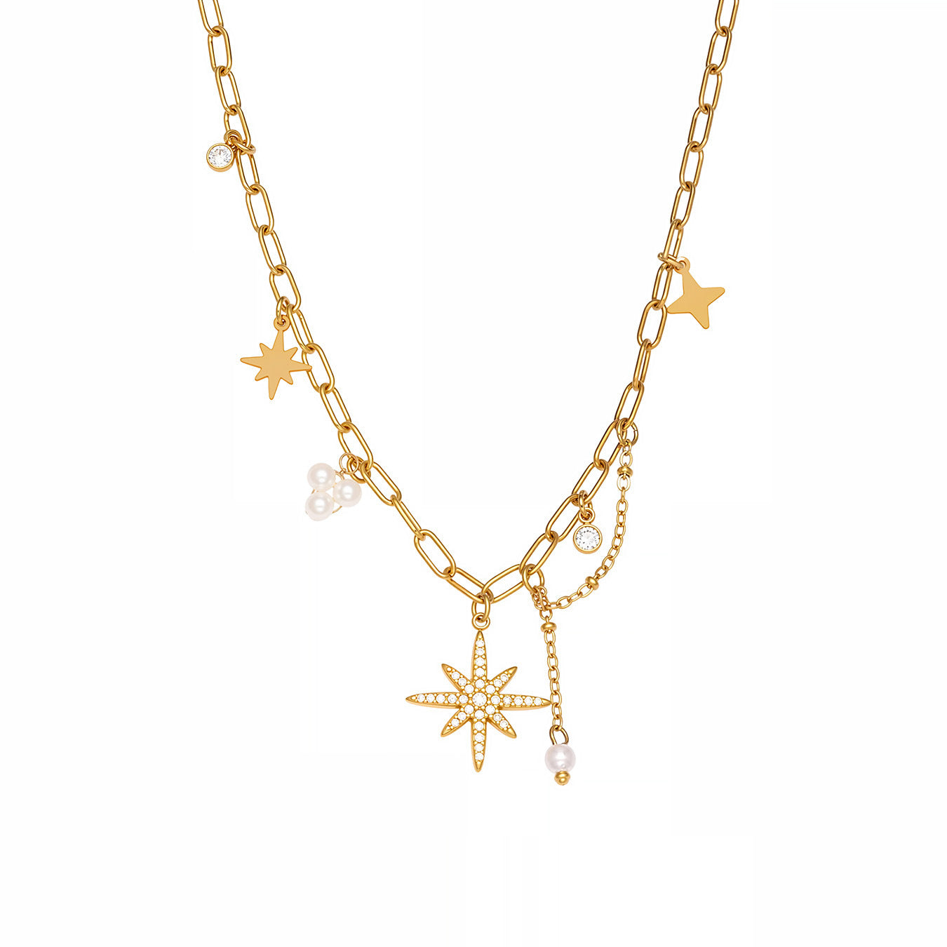 Sacred Stellar Pearl Blessing Lariat